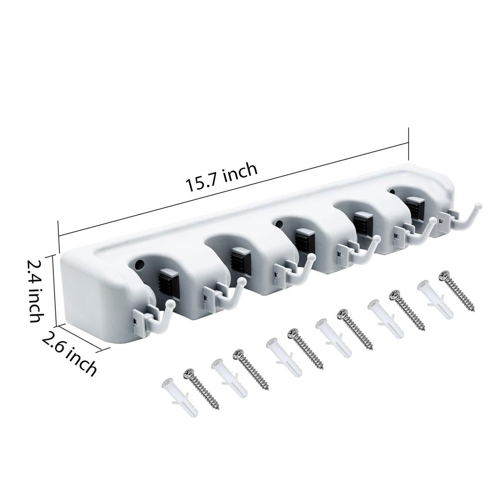 Multipurpose Wall Mounted Organizer Mop And Broom Holder