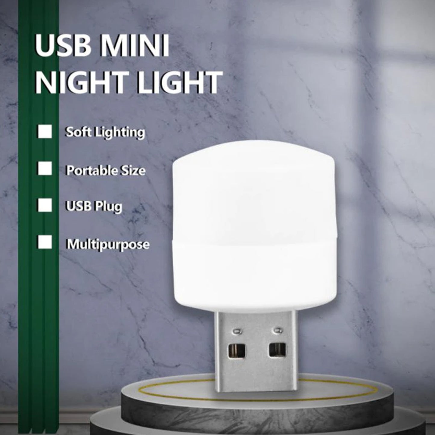 Usb Led Lamp Night Light Plug In Small Led Nightlight Mini Portable For Pc And Laptop.