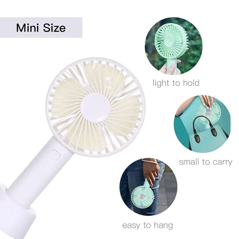 Portable Classic Hand Fan Table Fan 3 Step Speed Setting Fan Personal Desk Fan Suitable For Office School Home Use