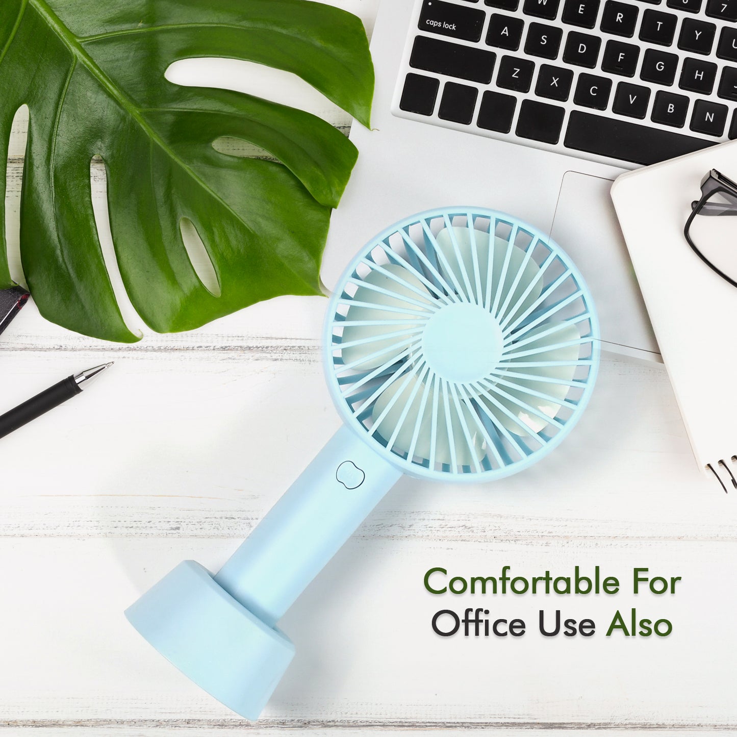 Portable Classic Hand Fan Table Fan 3 Step Speed Setting Fan Personal Desk Fan Suitable For Office School Home Use