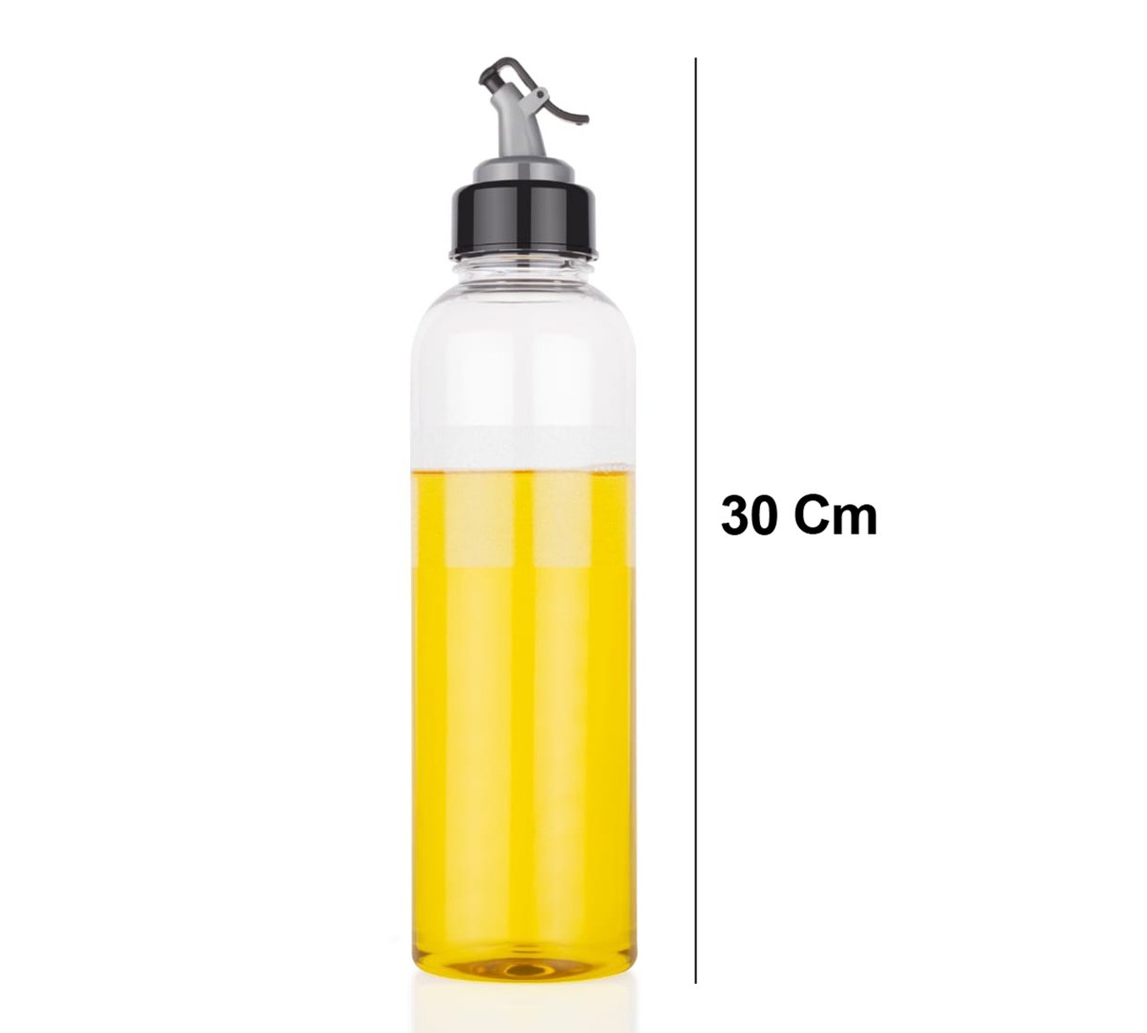Oil Dispenser Transparent Plastic Oil Bottle 1 Liter