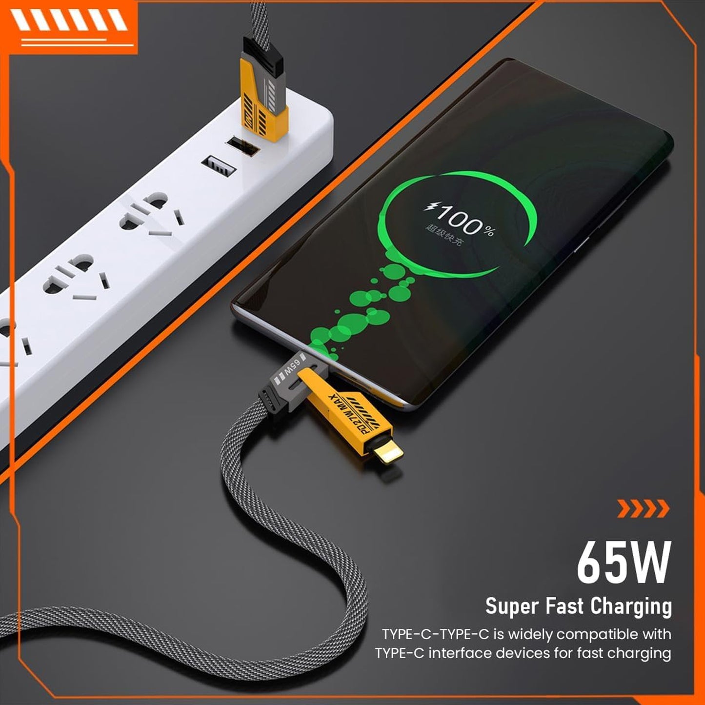 Fast Charging Cable (1 Pc  Loose)